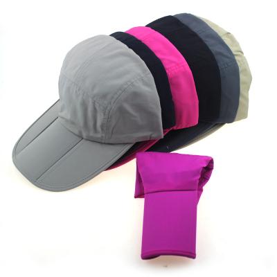 China breathable & Waterproof Collapsible Board Packing Cycling Hat Recycling Cap Increasing Empty Snapback Hats Men for sale