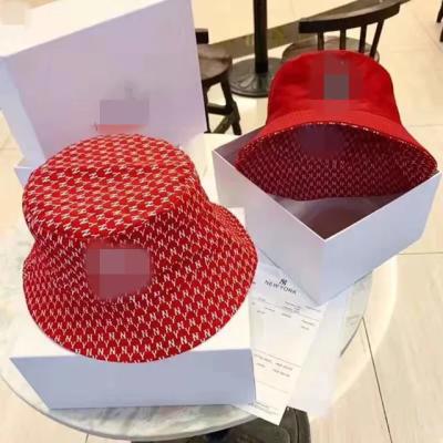 China 2021 image designer unisex luxury famous brand logo reversible vintage bucket hats for women and men for sale