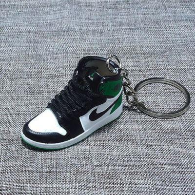 China New plastic 3d dropshipping 3d sneaker jordan sneaker key chain 3d sneaker key chain for sale