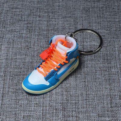 China New plastic 3d dropshipping 3d sneaker jordan 3d key chain mini sneaker key chain for sale