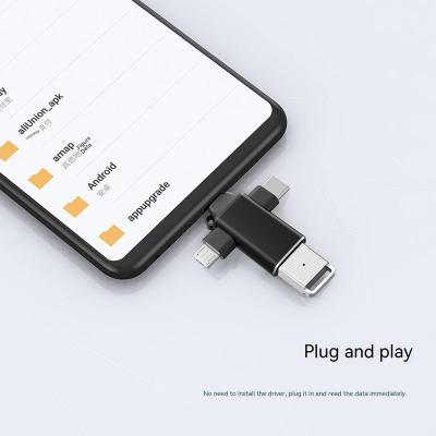 China Mobile Phone 3 in 1 Micro OTG Adapter USB Type C to USB 3.0 Adapter for Samsung Galaxy S20 S10 Macbook USB C OTG Adapter Converter for sale