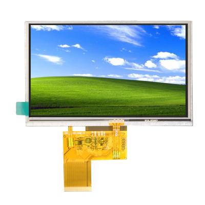 China High brightness IPS 5 inch 800x480 lcd with touch screen tft display 5 inch for sale