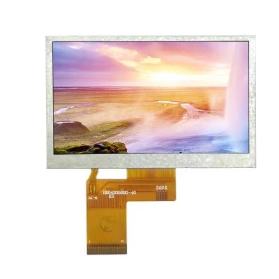 China 4.3 inch 480 x272 controller ST7282 or ST7283 350 (RGB) 4.3 inch TFT LCD display module for sale