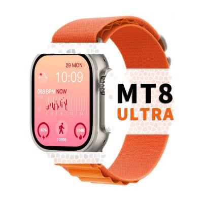 China Smart watch 8 touch screen ultra smart watch 2023 mt8 diy sport compass controller take on/off logo mt8 ultra smartwatch for sale