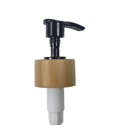 China Bamboo Wooden Soap Dispenser Pump Dispenser Lotion Bottle Cosmetic Packaging Pump Cosmetic Packaging Bamboo Bottle for sale