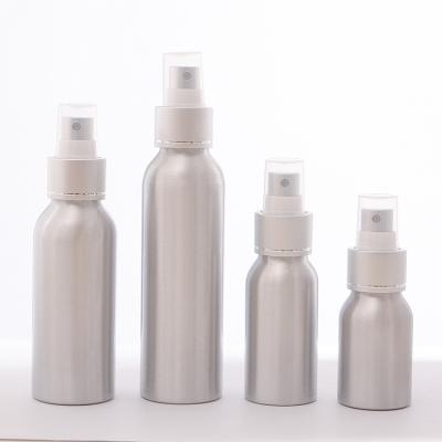 China Spray New Luxury Empty Aluminum Water Bottle Aluminum Spray Bottle Disposable Aluminum Spray Bottle for sale