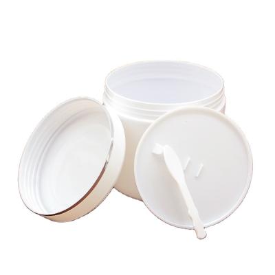 China Product has strong wholesale hot sale OEM 500g plastic luxury cosmetic cream bottle pp bottle strong heat resistance capsule lid face body cream jar packaging bottles for sale