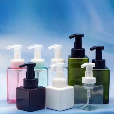 China Petg Square Hand Sanitizer Body Wash Cosmetics Bottles Separate Foam Bottles Cleaning Foam Bottle for sale