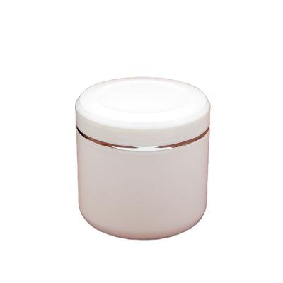 China The product has strong hot selling OEM 500g plastic luxury cosmetic cream bottle pp plastic lid face body cream jar packaging bottles for sale