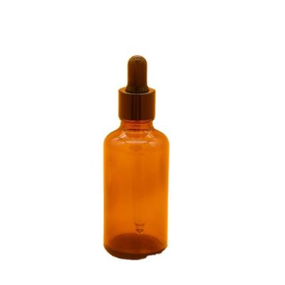 China Hot Selling Amber Cosmetics Essential Oil 20ml Glass Dropper Bottle Cosmetic Essence Package for sale