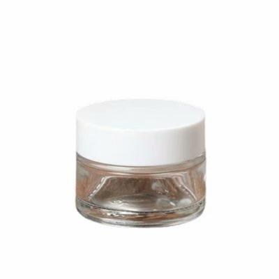 China Makeup bottle cosmetic transparent glass cream bottle multiple specifications can be chosen for sale