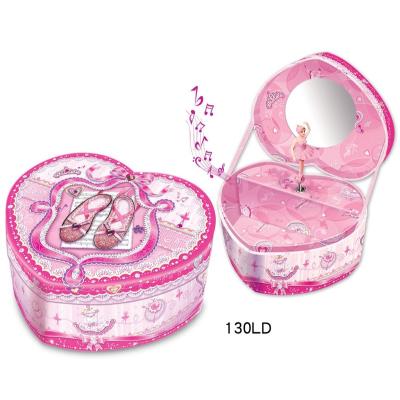 China New Ballerina Jewelry Music Box Custom Jewelry Box Paper Gift Box Packaging Jewelry for sale