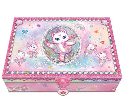 China Recycled Materials Wholesale Cartoon High Quality Design Foldable Gift Wrapping Paper Box For Girl for sale