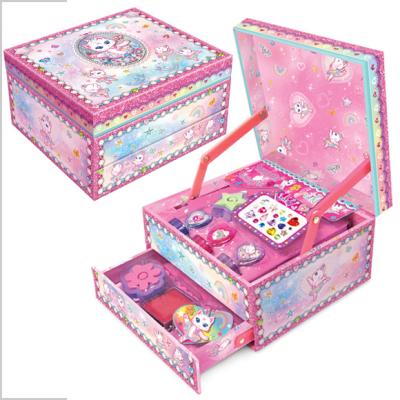 China Recycled Materials Guaranteed Quality Cartoon Design Cardboard Stamp Rigid Gift Packaging Paper Box for sale