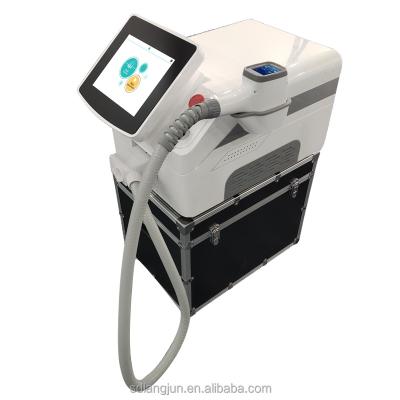 China Portable hair removal diode laser ice head hair removal machine with 3 wavelength 1064 handle 755 808nm with screen for sale