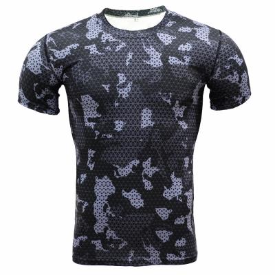 China QUICK DRY Custom Sports Running T Shirt Gym Men Fitness C Printing Summer Casual Clothes for sale