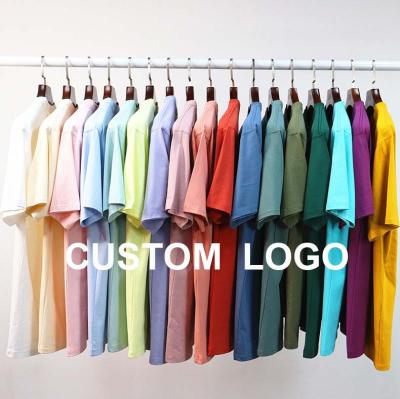 China Anti-Wrinkle Free Sample 180GSM Summer Custom Graphic Casual Simple T-Shirts For Men Stylish 100% Cotton High Quality for sale