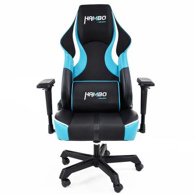 China Executive Cooling Back Massage Chair Computer Gamer Gaming Gaming Chair New High Luxury PU Leather Design for sale