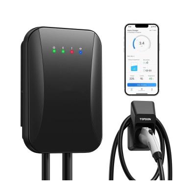 China Modern Level 2 EV Charger, 40Amp 240V Smart Home, NEMA 14-50, Energy Star, Electric Vehicle Chargeing station cable with WiFi for sale