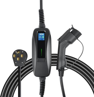 China Modern NEMA 14-50 Level 2 EV Charger - 240V 40 Amp with 15 ft Extension Cord & J1772 Cable - for J1772 Evs for sale