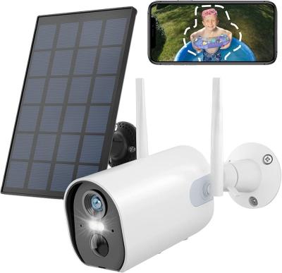 China Video CD production / animation email (MPEG-1 video capture) Security Cameras Wireless Outdoor 2K Solar Powered Cameras with Spotlight WiFi Wireless Surveillance Cameras for Home Security for sale