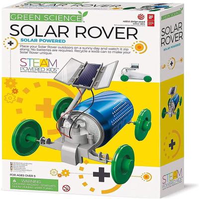 China ABS Green Science Solar Rover, DIY STEAM Powered Kids Science Kit, Fun and Educational, Detailed Instructions Included for sale