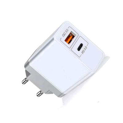 China Conventional multi-function charger qc3.0 wall adapter 36W palladium protocol TYPE-C travel charger palladium fast dual port charger for sale