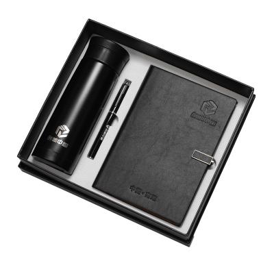 China Custom Natural Touch Mug Notebook Thermal Pen 3 in 1 Premium Office Corporate Gift Set Luxury with LOGO for sale