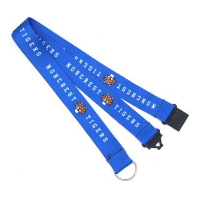 China Custom Promotion Polyester Sublimation Printing Lanyards ID Card Holders Key Chain Lanyard for sale