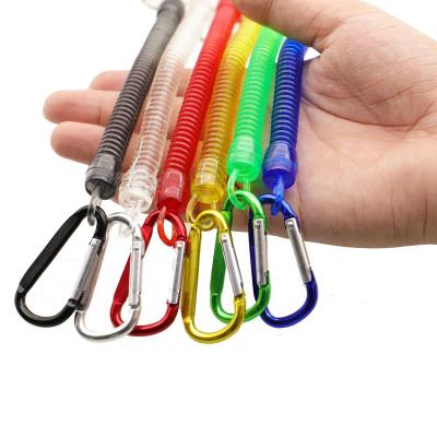 China For safety use in the stock 6 retractable colors assorted colors anti lost tool reel fishing lanyards for sale