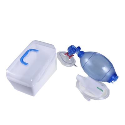 China Manual ICU PVC Resuscitator Resuscitation Kit for sale