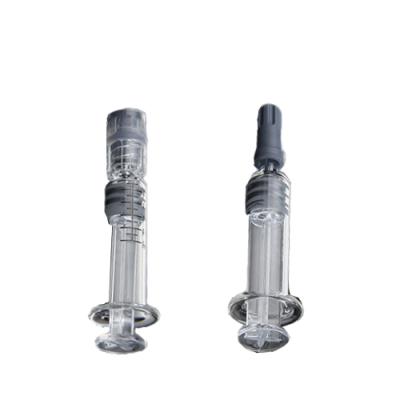 China Luer Lock 1ml Liquid Glass Syringe for sale