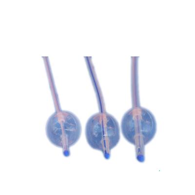 China Clinic CE ISO 100% Double Silicone Balloon Foley Catheter for sale