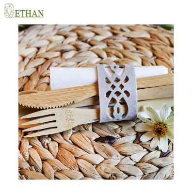 China Convenient Biodegradable Portable Bamboo Cutlery 17Cm Bulk Sporks The Bamboo Biodegradable Disposable Cutlery for sale