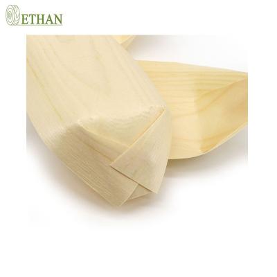 China Sustainable Environmentally Friendly Disposable Pine Wood Sushi Food Grade Wooden Boat Plans for sale