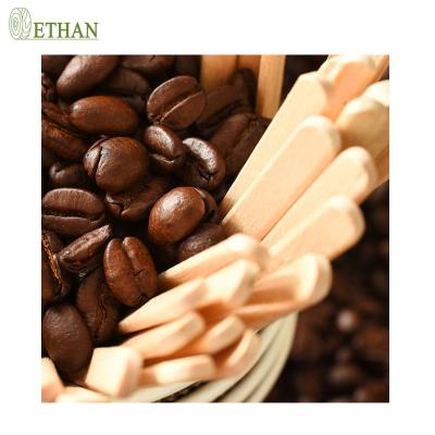 China Viable wooden stand of stirrers 5 inch coffee cocktail wrapper paper individually wrapped coffee stirrer for sale