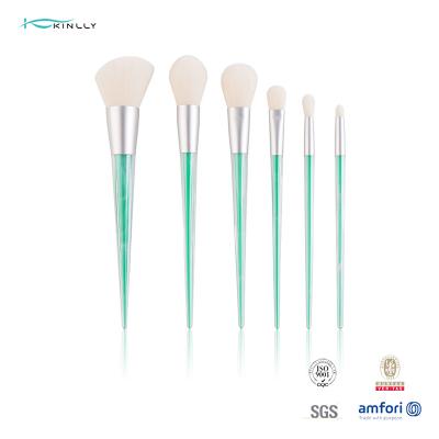 China 6pcs Crystal Makeup Brushes Set Soft Bristles Professional Makeup Brush Kit Te koop