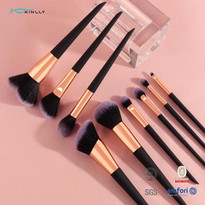 China Make-up bürstet Bürste des Make-up9pcs einstellte professionelles erstklassiges synthetisches Grundlagen-Bürsten-Pulver errötet Abdeckstift-Lidschatten zu verkaufen