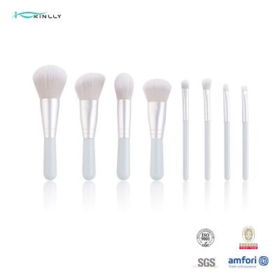 China 8pcs Mini Size Makeup Brushes Small MQO Short Handle Kit With Soft Synthetic Bristles for sale