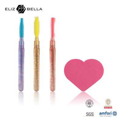 Κίνα OEM Disposable Silicone Mascara Wands Crystal Handle Silicone Eyelash Brush προς πώληση