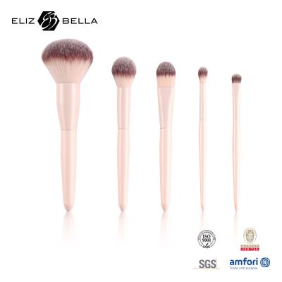 China Make-upbürsten-Satz-Mini Cosmetic Brush Set For-Frauen der Reise-5PCS zu verkaufen