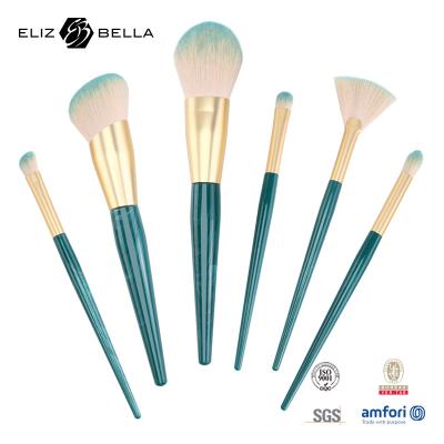 China 6pcs Essential Makeup Brushes Set No Streaks Premium Quality Synthetic Hair Makeup Tools zu verkaufen