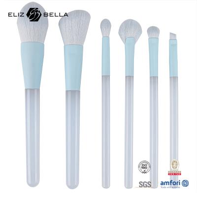 China Plastic Handle Customized LOGO Accepted Luxury Makeup Brushes for Makeup Function Brushes,100% Synthetic Hair for sale