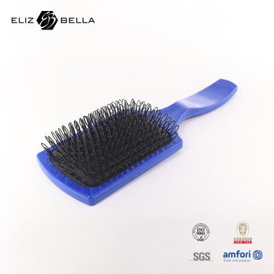 China Square Hollow Vented Detangling Brush Massage Comb Deman Custom Logo Curved Wave Brush Maze Hair Brush For Hair Dryer for sale