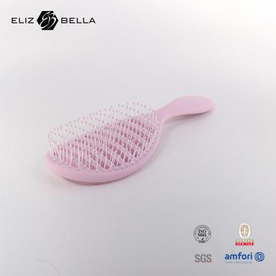 China Brush de estilo de cabello de marca privada Peinado común Peinado personalizado de color suave Pincelas para la eliminación fácil de enredos en venta