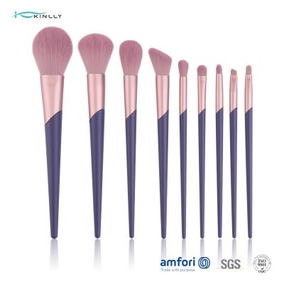 Chine Brosse de lecture mignonne de maquillage de boîte-cadeau pourpre d'ODM 9pcs à vendre