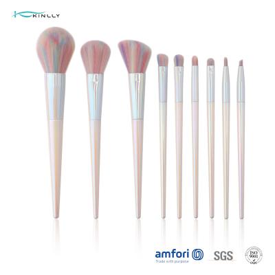 Chine Beauté du sourcil 9pcs mélangeant les brosses en plastique de maquillage à vendre