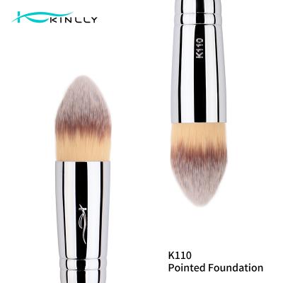 China Flame Foundation Copper Ferrule Kabuki Brush For Blush for sale