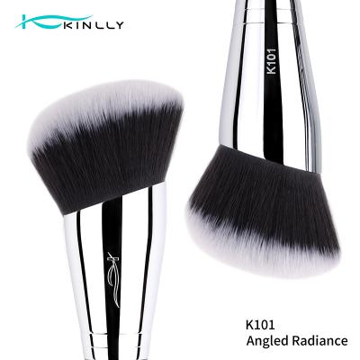 China Nylon Hair Angel Copper Ferrule Makeup Kabuki Brush for sale