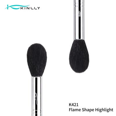 China Girls Soft Black Goat Hair Eye Makeup Blending Brush for sale